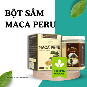 ( Hộp 500g) Bột Sâm Maca Peru ĐEN - “Quốc bảo của đất nước Peru”