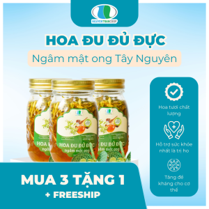 ( 3 TẶNG 1) HOA ĐU ĐỦ ĐỰC NGÂM MẬT ONG RỪNG