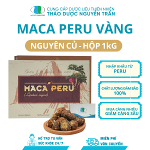 (1KG) SÂM MACA PERU VÀNG {NGUYÊN CỦ}