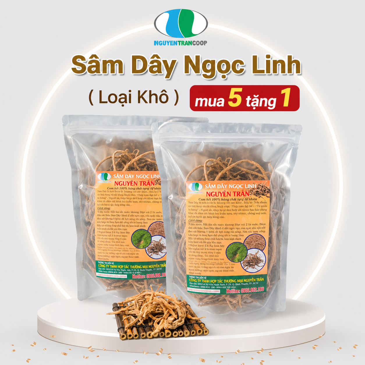 sam day ngoc linh kho mua 5 tang 1